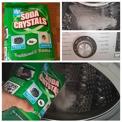 Cleaning Washing Machine With Soda Crystals And Zoflora