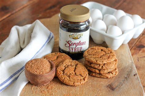 Sorghum Syrup Crinkle Cookies - Golden Barrel Sorghum Syrup Recipe