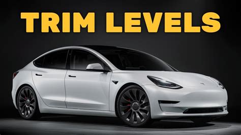 2023 Tesla Model 3 Trim Levels and Standard Features