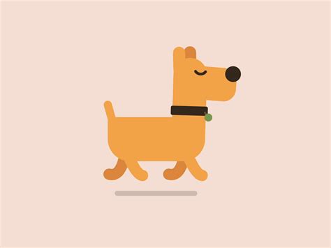 Walking dog by Alex Loud on Dribbble