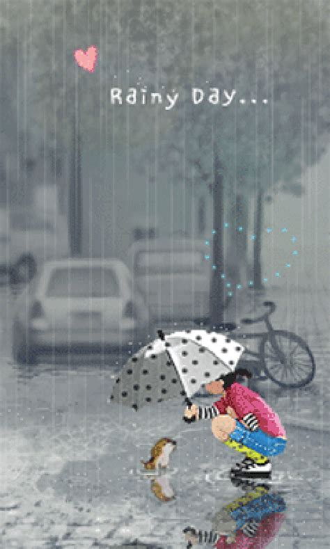 Pin by ABBA on enakei | Rain illustration, Dancing in the rain, I love rain