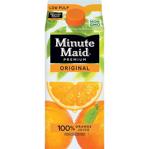 Minute Maid Orange Juice Carton, 59 fl oz | Orange | Elmer's County Market