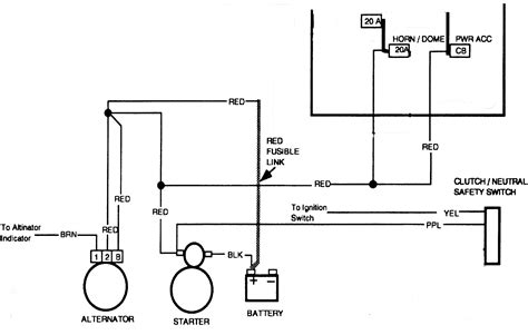 1989 Chevy 350 Alternator Wiring Diagram