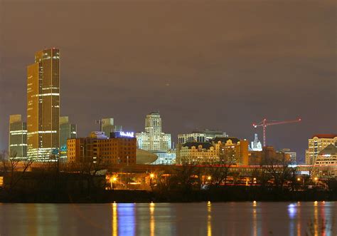 Albany Ny Skyline At Night Photograph by Edward Kocienski - Fine Art ...