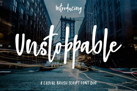 Unstoppable handwritten Font Duo by theinkaffair available at FontBundles.net (affiliate link ...