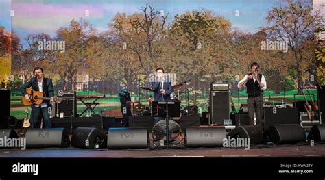 The London-based Celtic punk folk band The Pogues performs a live ...