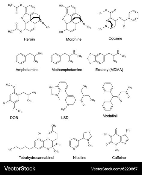 Drug Chemical Formulas