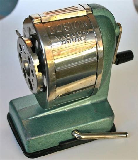 90s school pencil sharpener! Usually mounted on the wall, close enough to smack your knuckles on ...