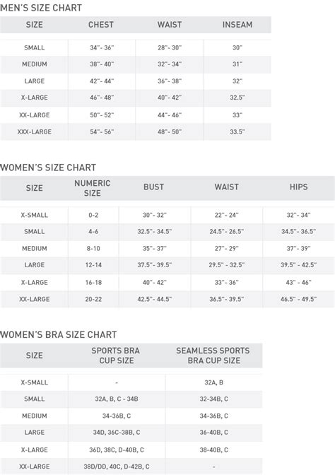 Champion® Sizing Chart – CRT Apparel