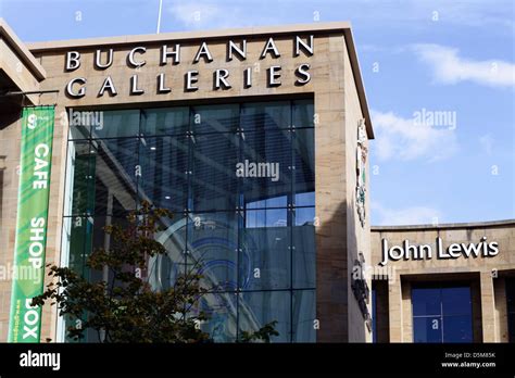 Buchanan Galleries Glasgow, shopping centre sign, Buchanan Street in ...