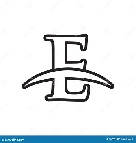 Letter E Icon Symbol Design Vector Stock Vector - Illustration of logo ...