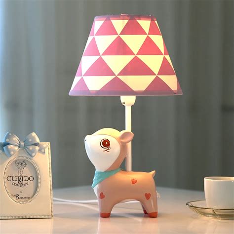 Cute Deer Dimmable LED Desk Lamp Light Bedroom Bedside Lamp Dimmable LED Desk Lamp Bedroom Party ...