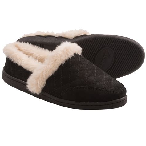 Clarks Quilted Suede Slippers (For Women) - Save 71%