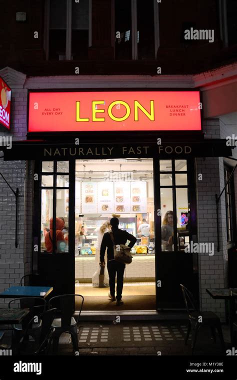 Leon fast food restaurant, London, England, UK Stock Photo - Alamy