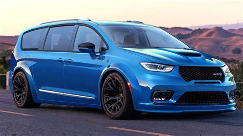 Chrysler Pacifica Hellcat Unofficial Rendering Would Make A Fast Family Hauler