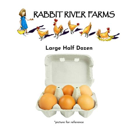 Rabbit River Farms Large Eggs (6 eggs) – Lifestyle Markets