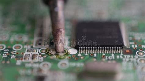 Soldering Electronic Circuit Board Stock Footage - Video of ...