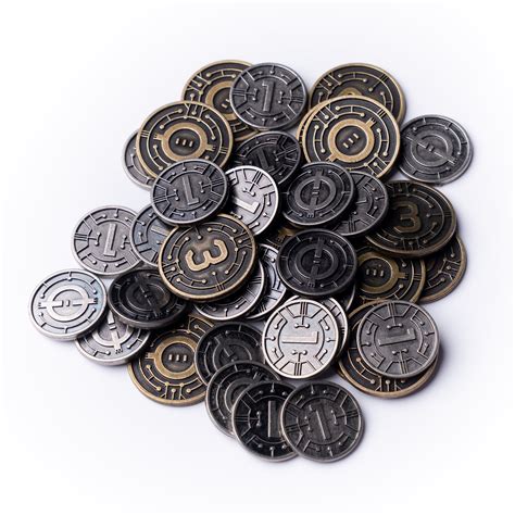 Extra Credits - Metal Coins (Moonrakers) (Preorder) - Kohii Board Game ...