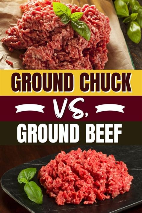 Ground Chuck vs. Ground Beef (6 Main Differences) - Insanely Good