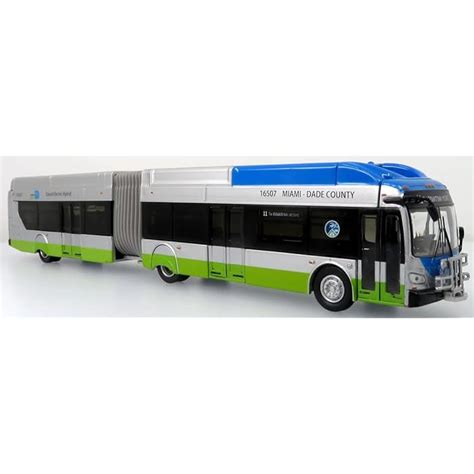 Buy New Flyer Xcelsior Articulated Aerodynamic Model Bus Miami Dade ...