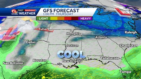 New Orleans forecast morning fog rain chances severe storms