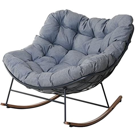 Grand patio Indoor & Outdoor, Royal Rocking Chair, Padded Cushion Rocker Recliner Chair Outdoor ...