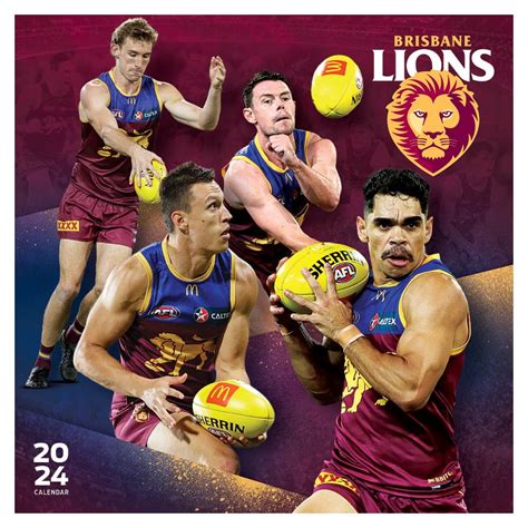 AFL Brisbane Lions Wall Calendar 2023 | BIG W