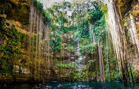 Cenote Ik Kil Yucatan Mexico - Ik Kil Cenote | Cenotes, Cenote mexico ...