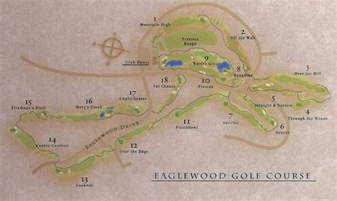 Eaglewood Golf Course - Layout Map | Utah PGA