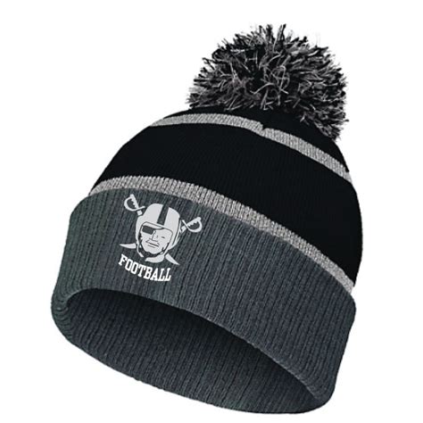 Pom Winter Hat Embroidered