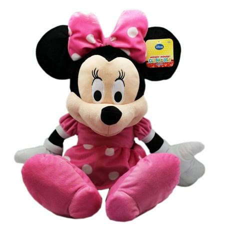 Disney's Minnie Mouse Large Pink Bow and Dress Plush Toy (17in) - Walmart.com