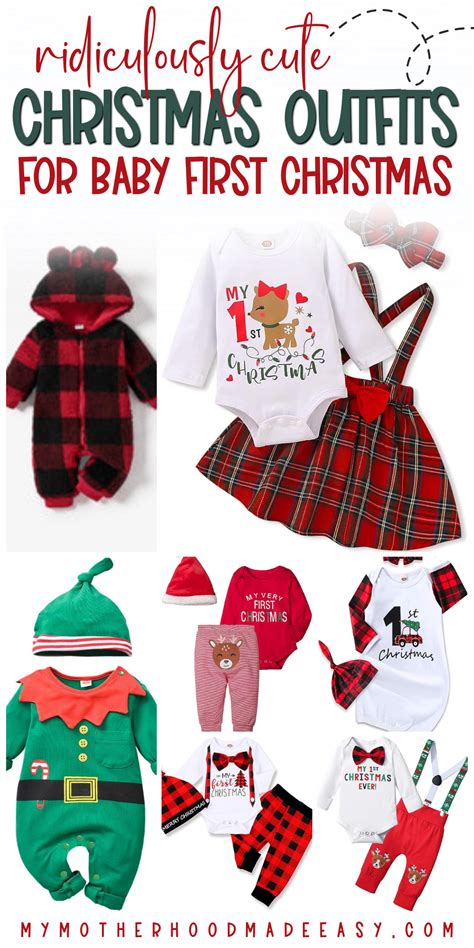 15+ Cute and Festive Baby First Christmas Outfit Ideas [You’ll Love] – My Motherhood Made Easy