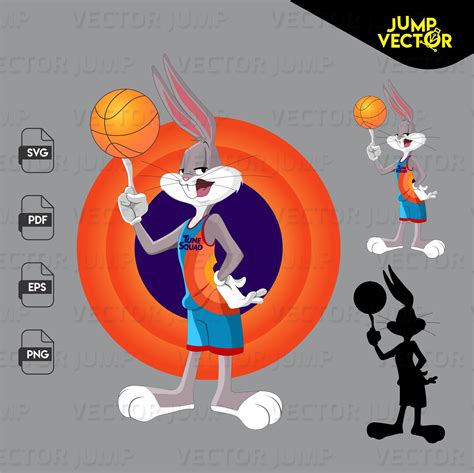 Bugs Bunny Space Jam PNG