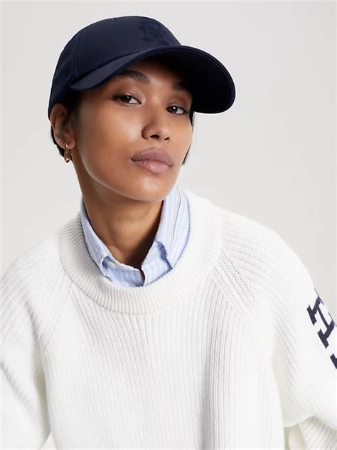 Iconic Monogram Baseball Cap | BLUE | Tommy Hilfiger