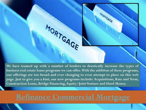 PPT - Commercial Mortgage Refinance Poor Credit PowerPoint Presentation - ID:7237752