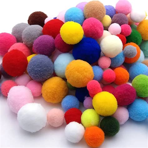 Aliexpress.com : Buy Color Pompom Fluffy Ball DIY Sewing Supplies Plush ...