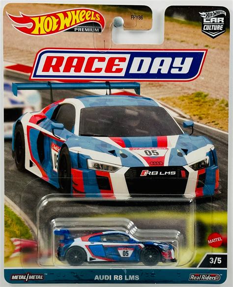 Hot Wheels 2023 - Car Culture: Race Day 3/5 - Audi R8 LMS - White - Me – KMJ Diecast II