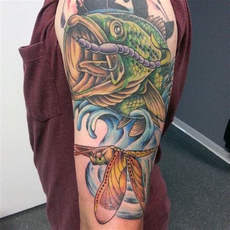 75 Bass Tattoo Designs For Men - Sea-Fairing Ink Ideas