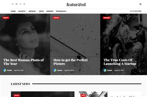 Featured Magazine WordPress Theme By Theme Junkie - Frip.in