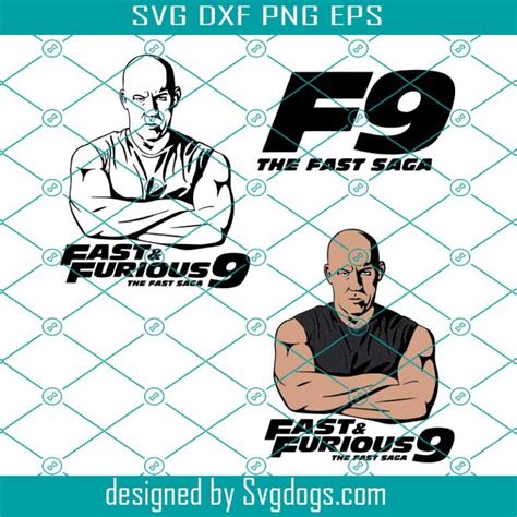 The Fast And The Furious 9 Logo Svg, F9 Movie Logo Svg