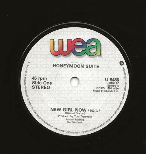 Honeymoon Suite – New Girl Now (1984, Vinyl) - Discogs