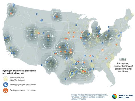 GPI Releases Carbon and Hydrogen Hubs Atlas for US Decarbonization - Great Plains Institute