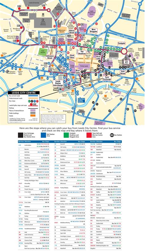 Leeds city centre map - Ontheworldmap.com