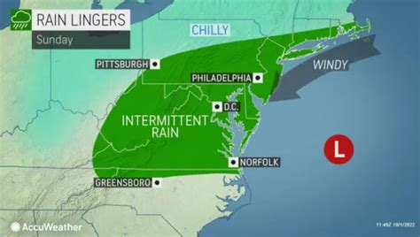 Lehigh Valley weather: Ian’s remnants mean a gusty, showery Sunday. How ...