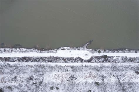 Arkansas River Trail with four wheeler tracks : LittleRock