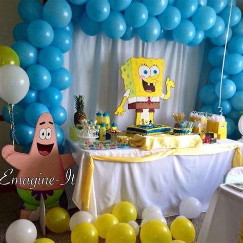 Spongebob Birthday Party Ideas | Photo 2 of 4 | Spongebob birthday ...