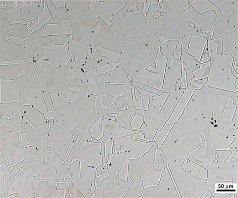 Microstructure of AISI 304 austenitic stainless steel studied, as ...