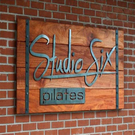 Wood & Metal Signs Wooden signboard Any Size Stud Mounted | Etsy ...