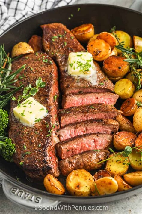 Garlic Herb Compound Butter for Steak - Spend With Pennies