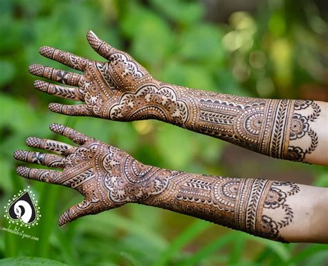 Indian Full Hand Mehndi Designs